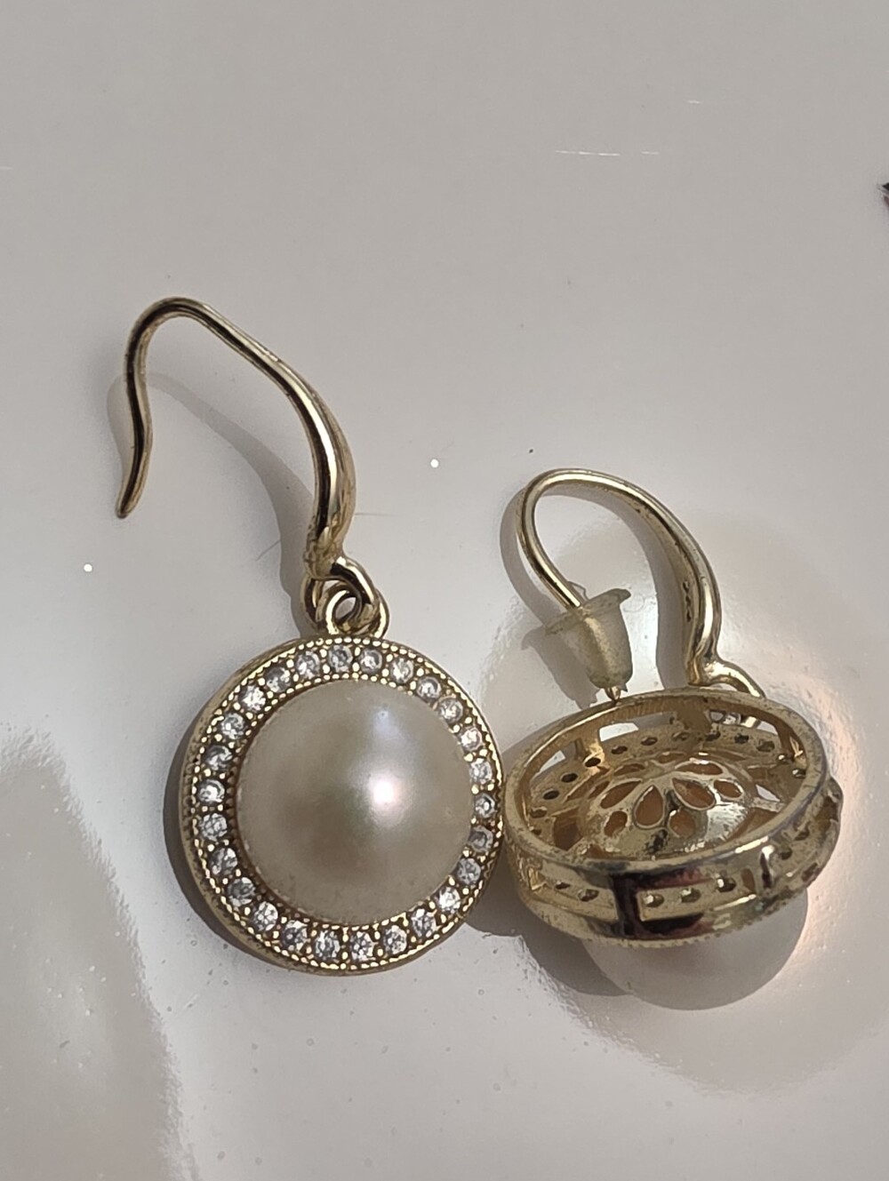 925 Sterling Silver Scrap & Wearable Bundle Estate Lot, 1 585/14kt Earring Back - Picture 9 of 12